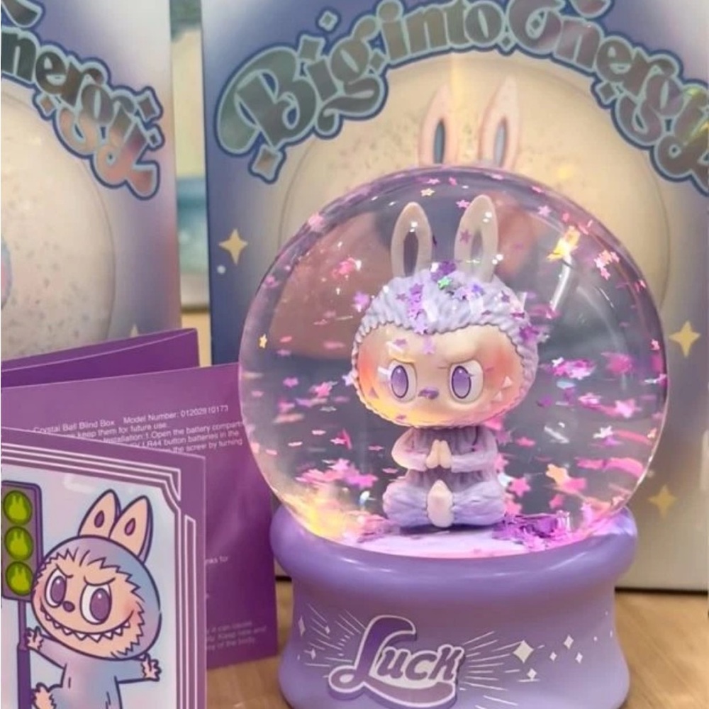 Big Into Energy Labubu Luck Snow Globe